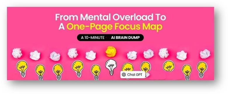 Day 2: From Mental Overload to a One-Page Focus Map: A 10-Minute AI Brain Dump